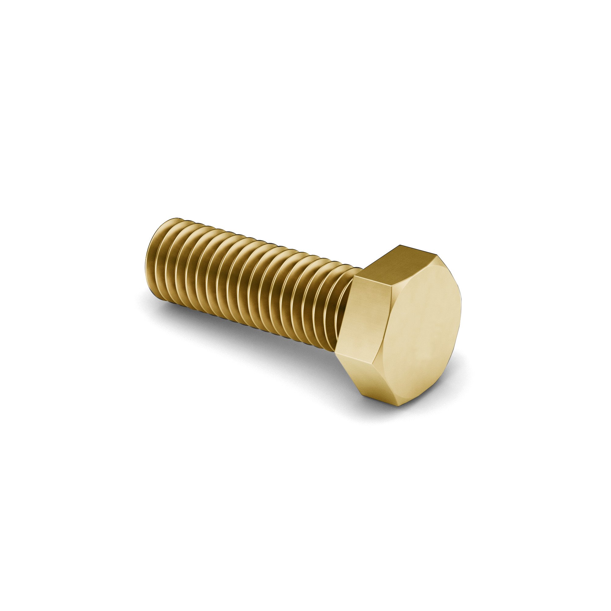 1/4-20x5/8 J429 GR 5 Hex Set Screw Zinc Yellow Chromate, 0.00015/.00025 thick in Accorance with ASTM B633 TYPE II