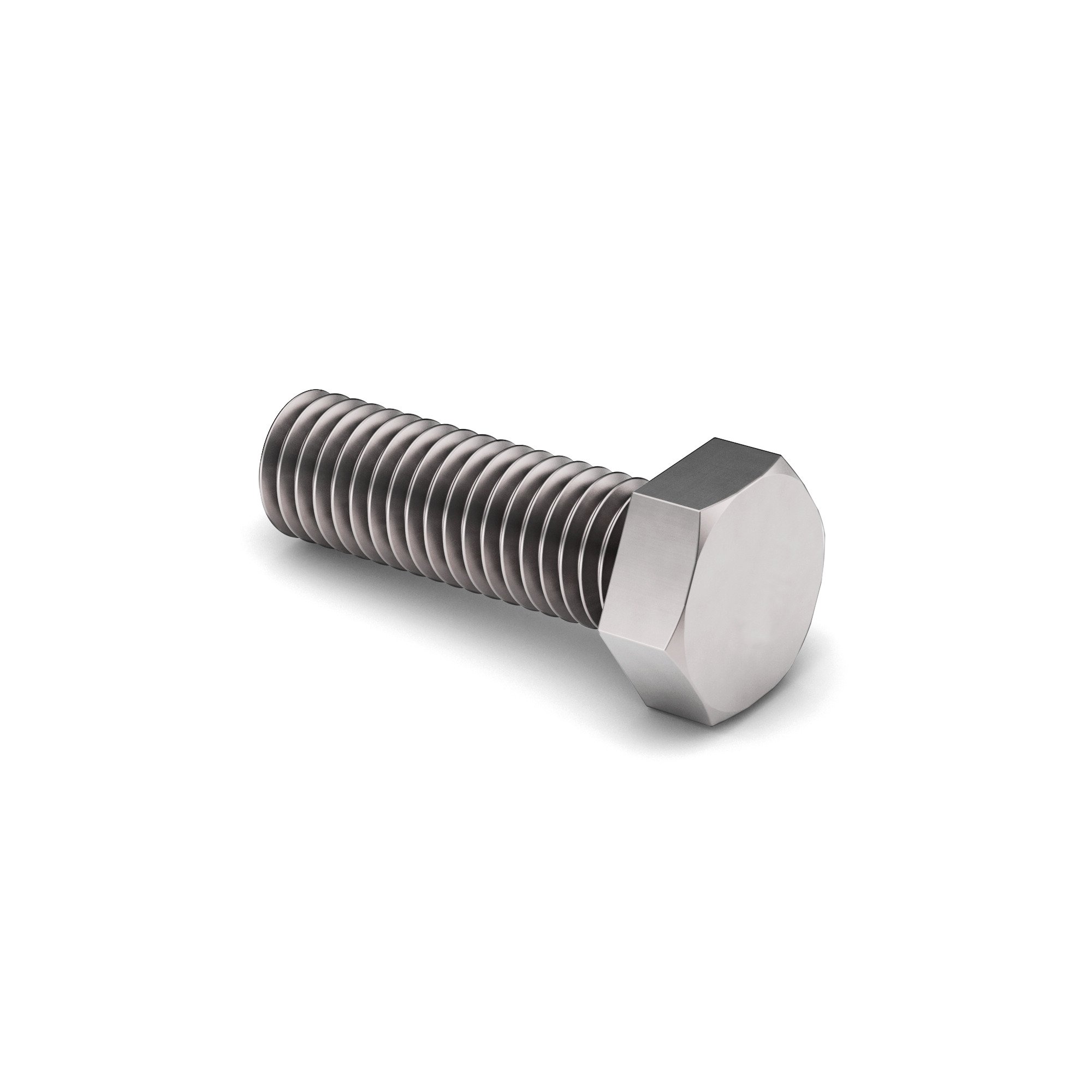 5/8-18x2 J429 GR 5 Hex Hd Cap Screw W/One 3/32 Hole A/F Zinc Clear Trivalent Made in USA