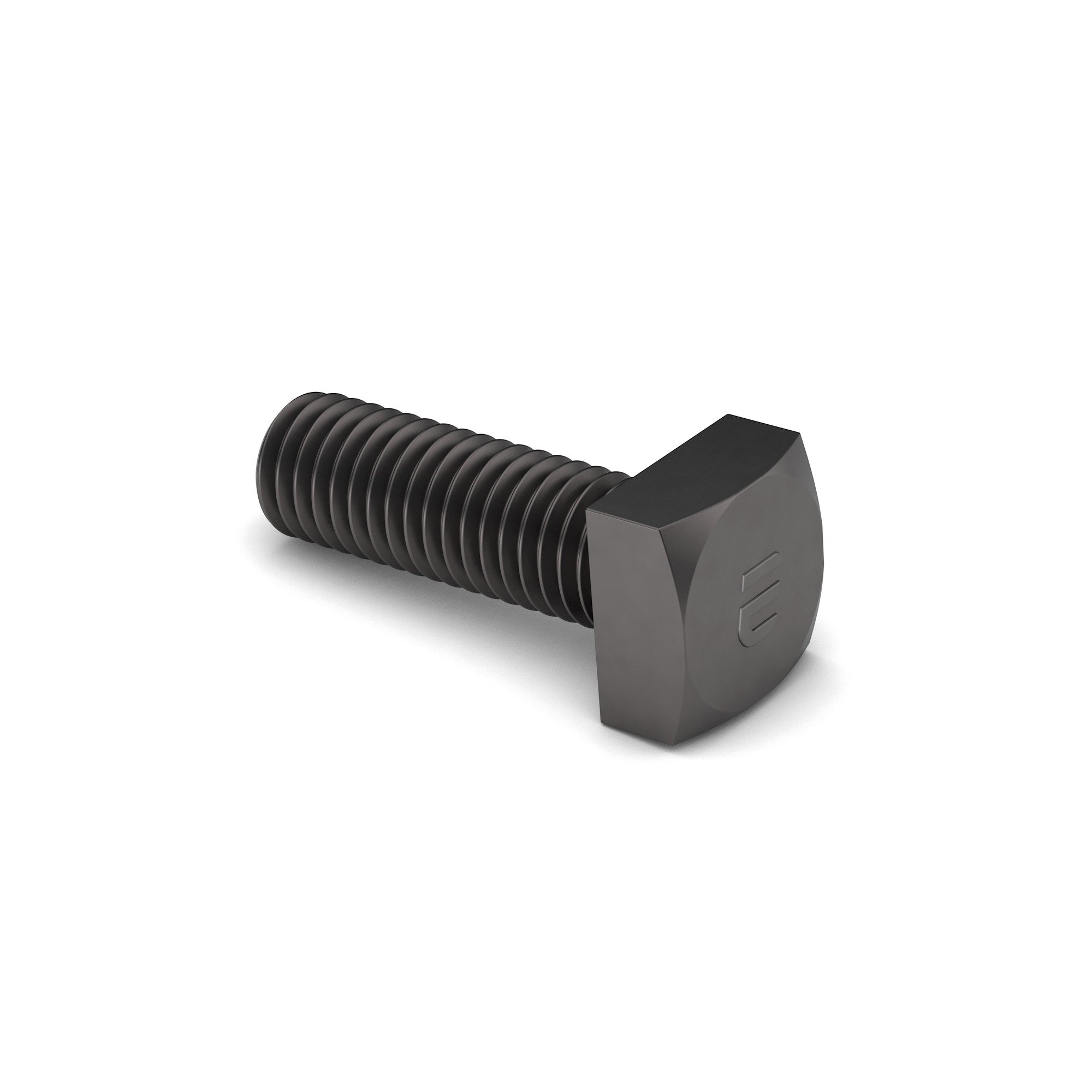 1-8x3 J429 GR 5 Square Hd Bolt Plain Finish w/ 1/4" hole drilled 1/4" center from bottom of bolt