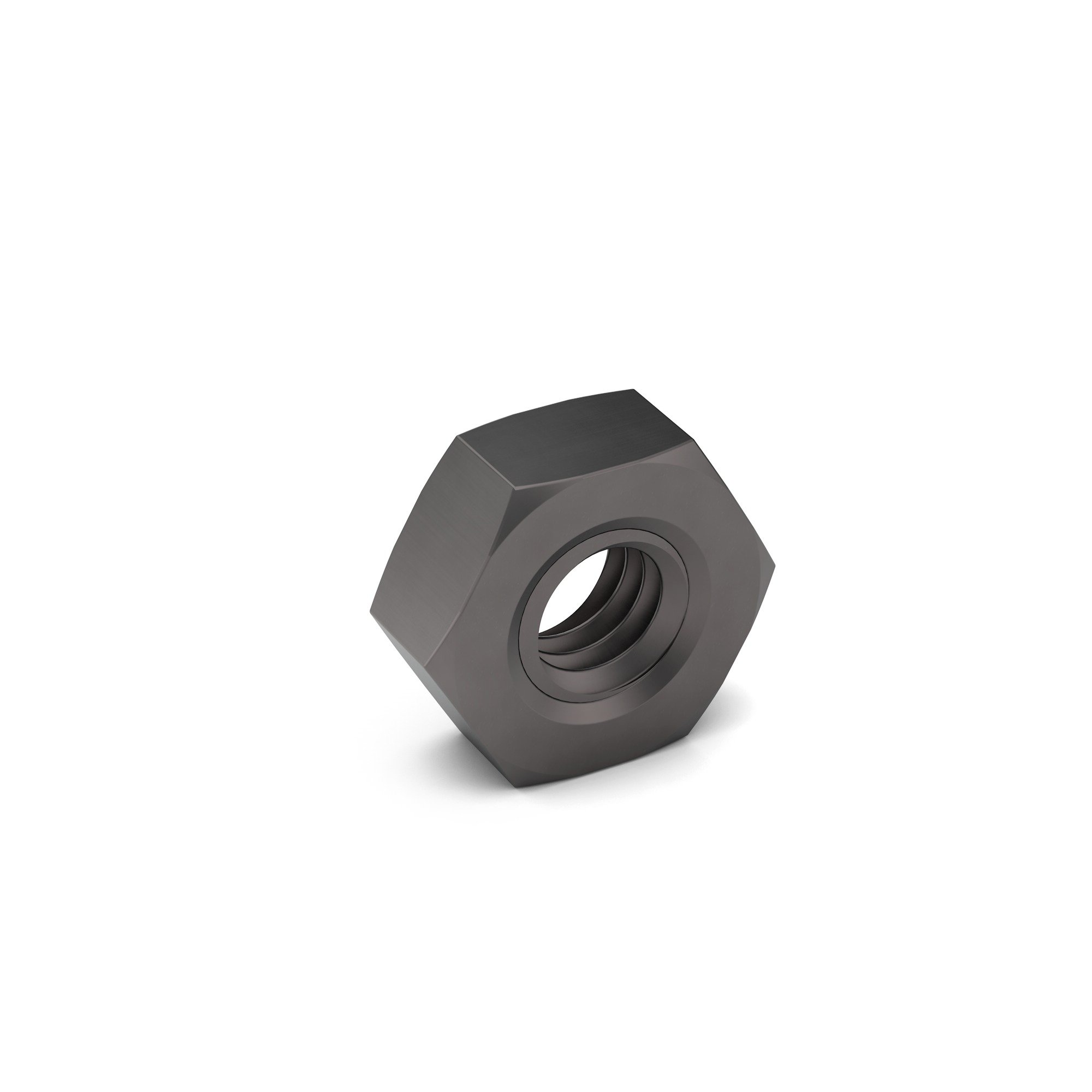 1/2-20 18/8 (A2) SS Hex Jam Nut COATED WITH DRI-LOC 2045 AS PER DWG#6048213-XXX