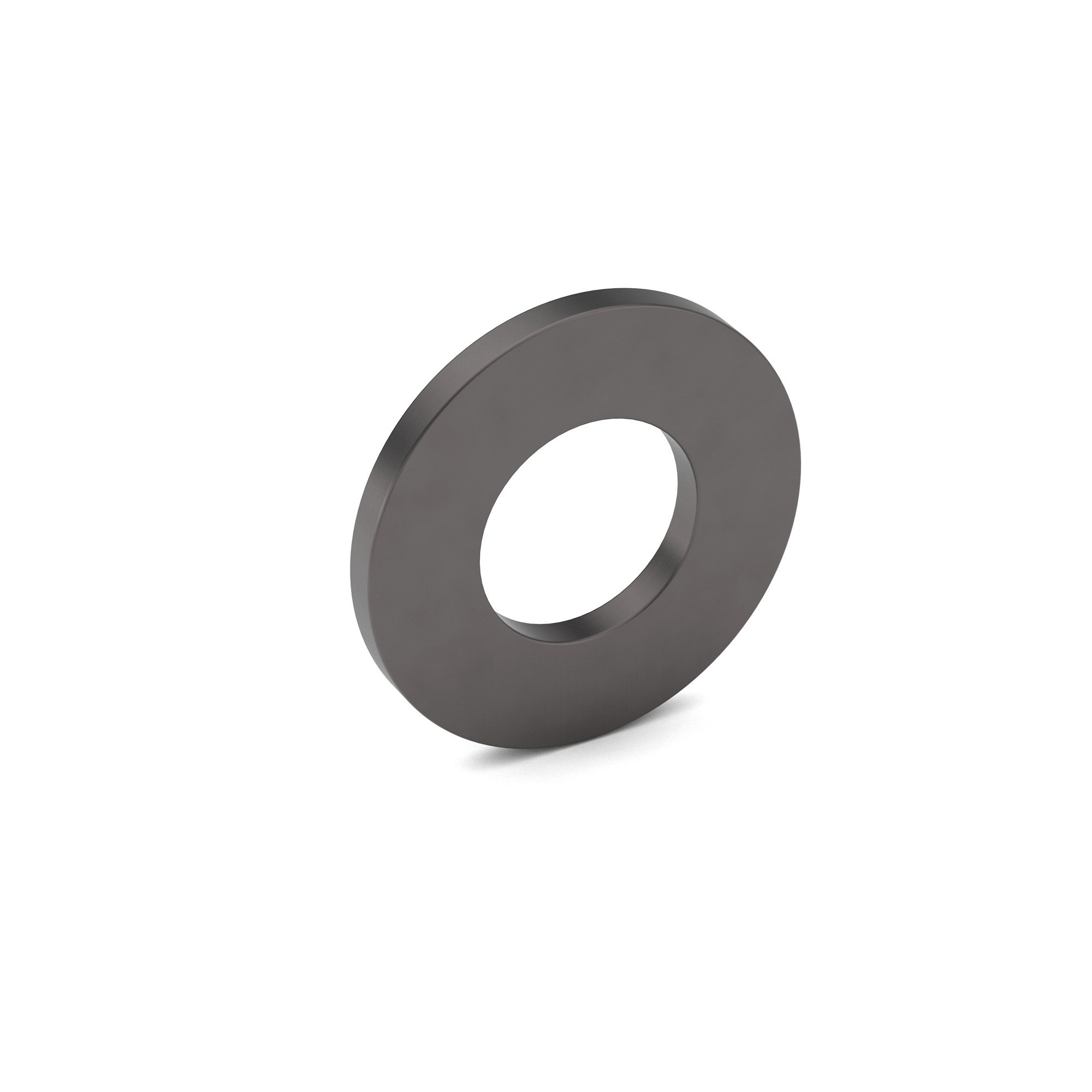 #8 Carbon Steel SAE Flat Washer Zinc Clear