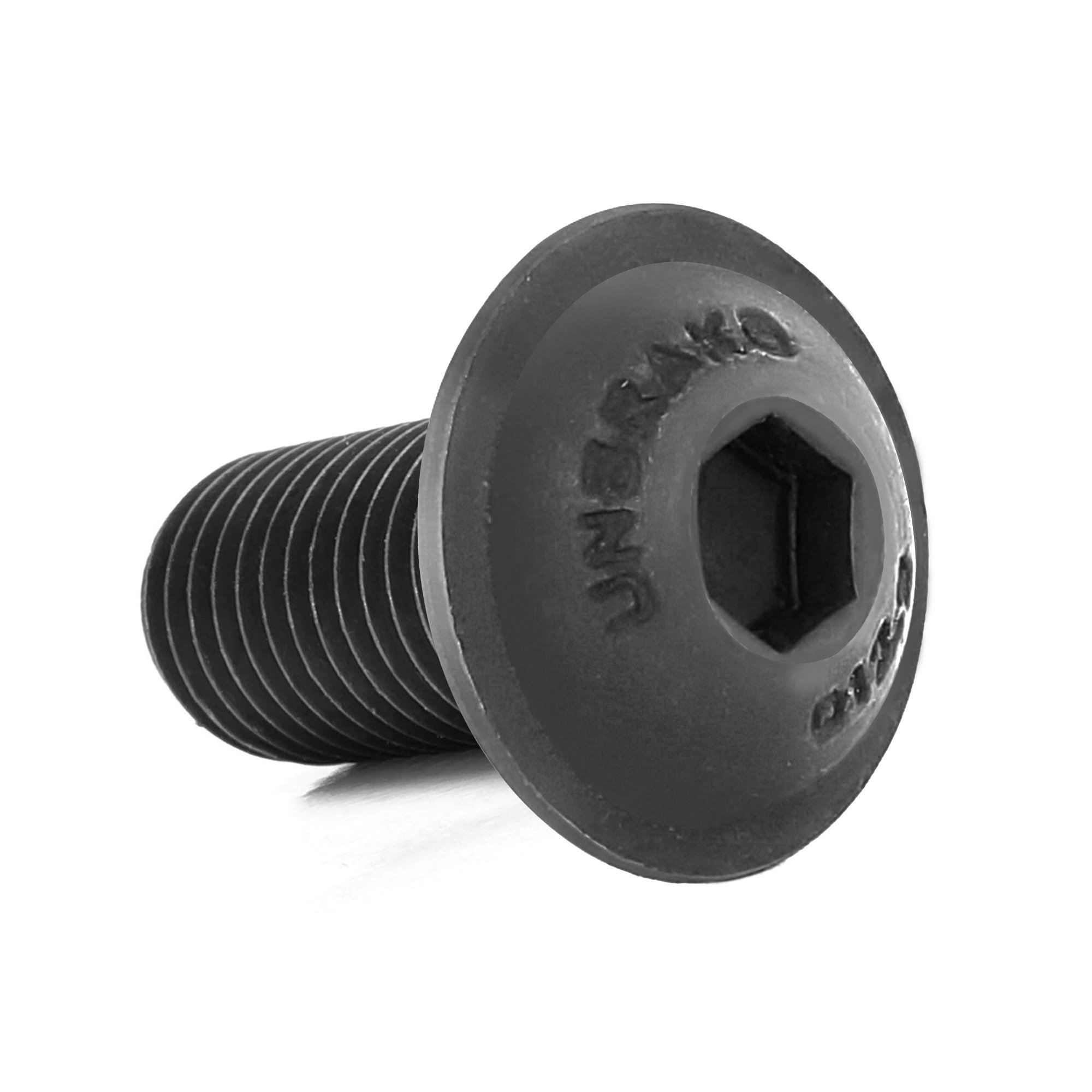 1/4-20x1/2 ASME B18.3 Alloy Steel Flange Button Hd Socket Cap Screw Full Thrd Black Oxide (Unbrako)
