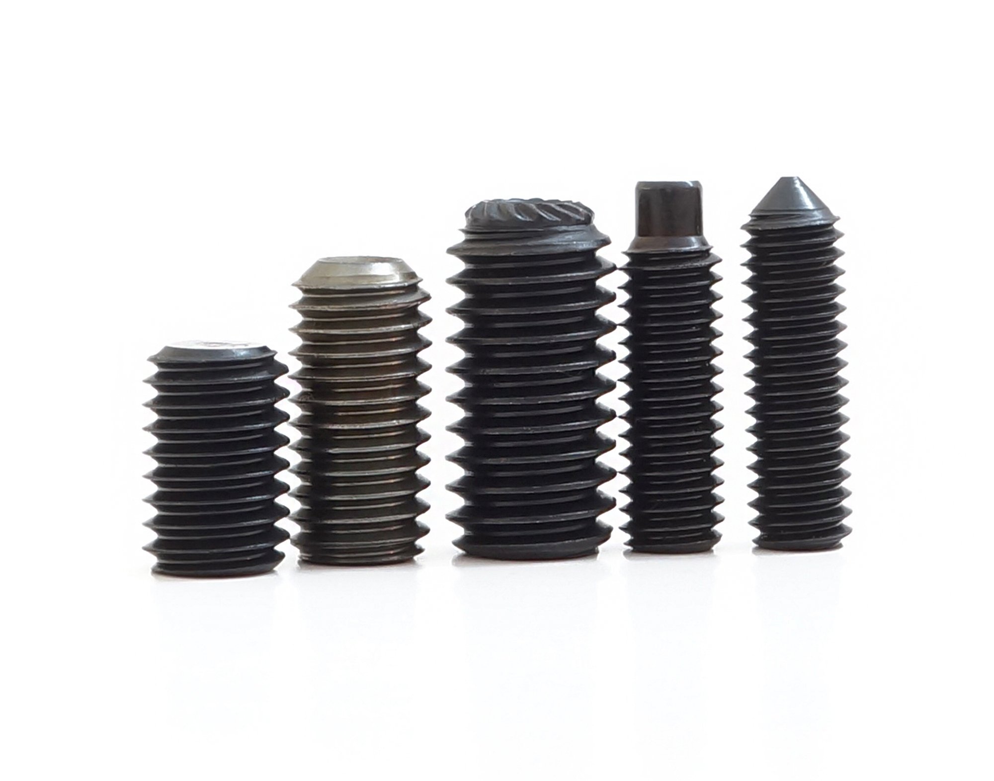 1/4-20x2 ASME B18.3 Alloy Steel Socket Set Screw Cup Point Black Oxide (Unbrako)